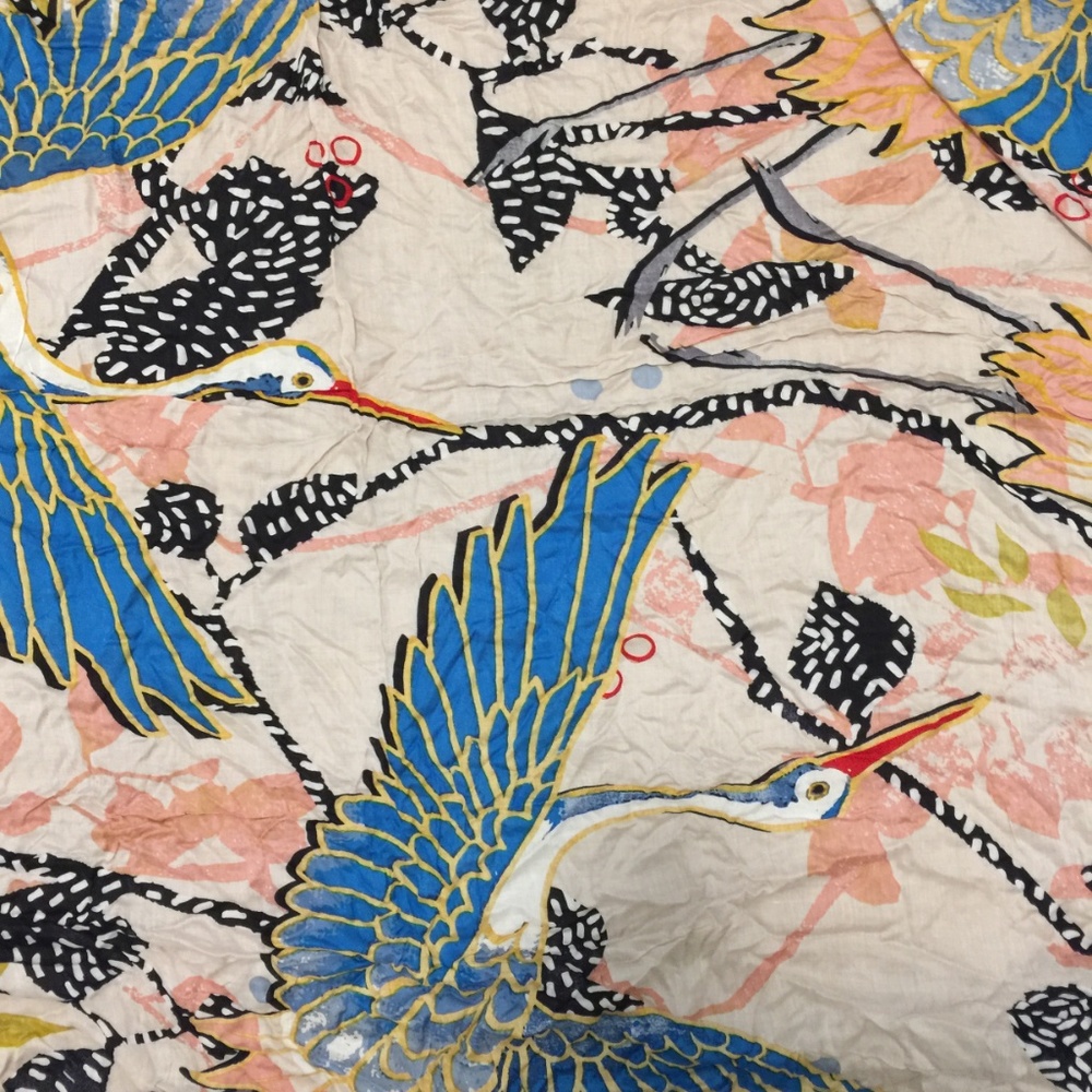 Large Printed Zara Scarf NWT